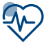 Cardiogram icon on How CDPAP Works For Caregivers page - marital spouse or designated representative