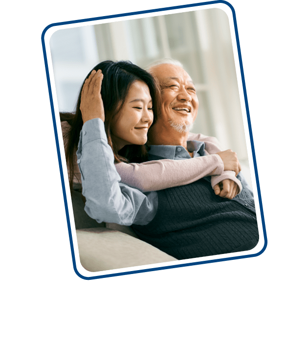 senior man on Medicaid with daughter (caregiver) in Monsey NY - CDPAP program participants